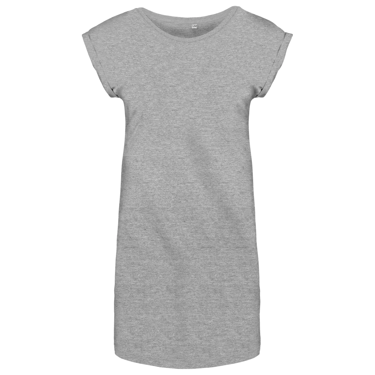Lang dames-T-shirt Light grey heather