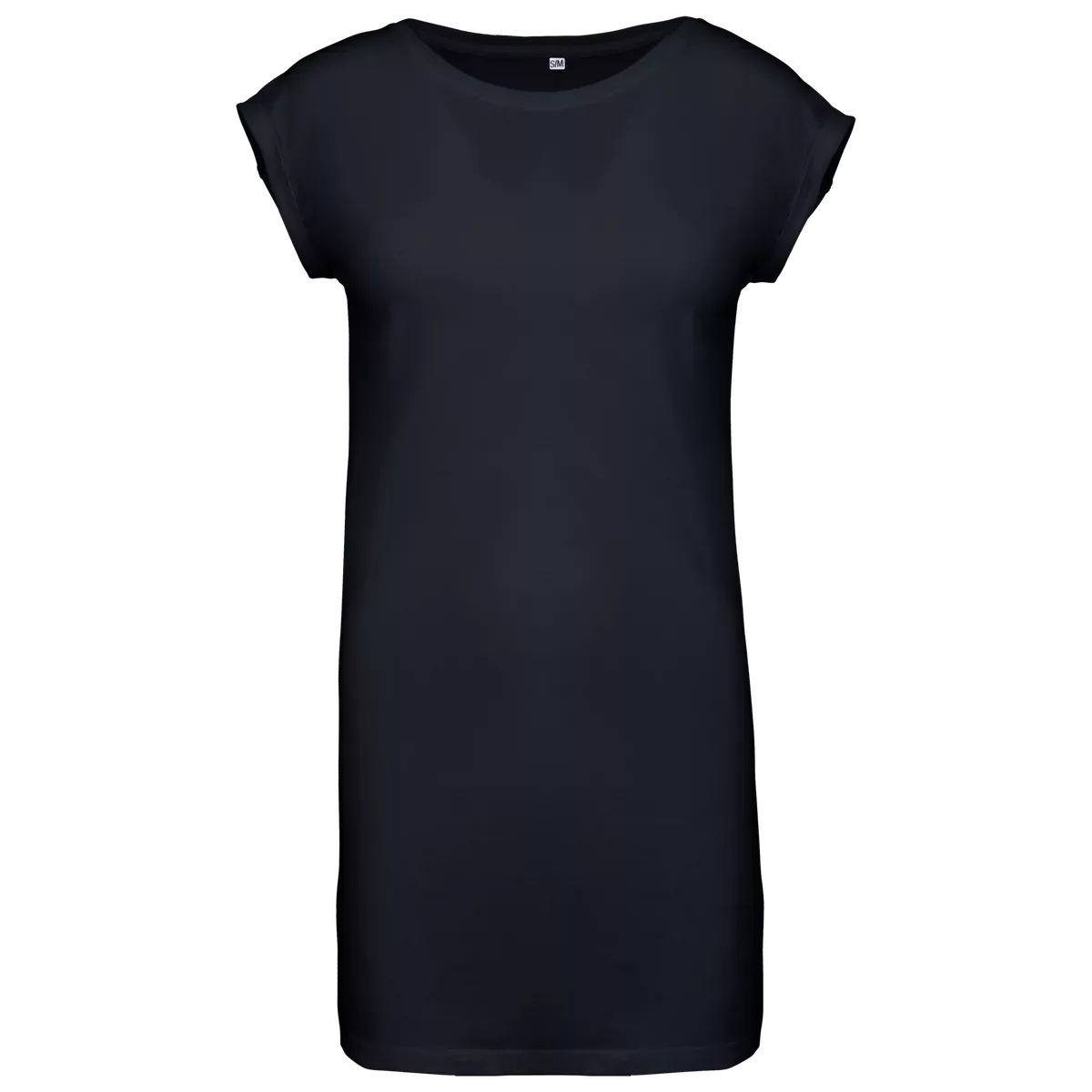 Lang dames-T-shirt Navy