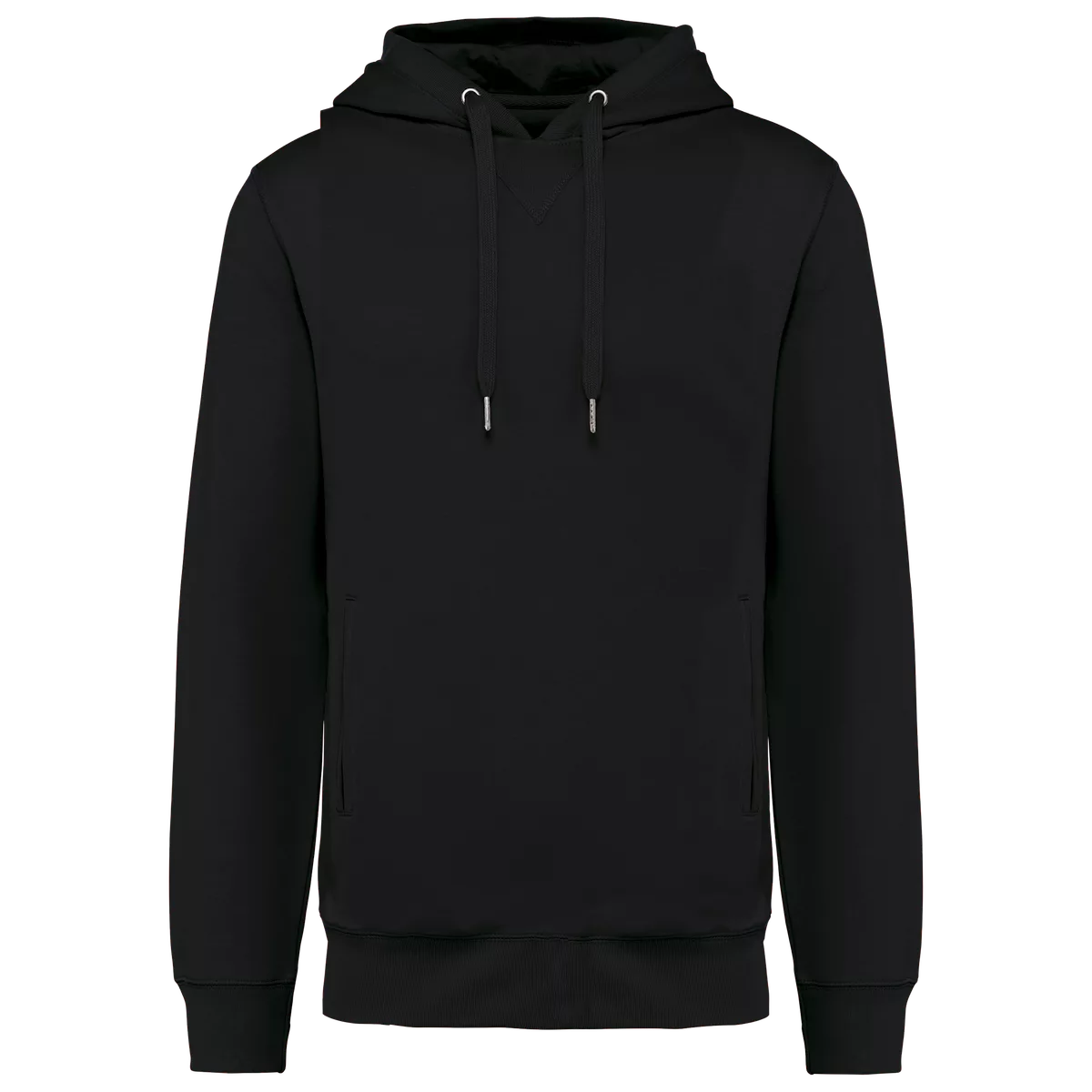 Ecologische uniseks sweater met capuchon Black
