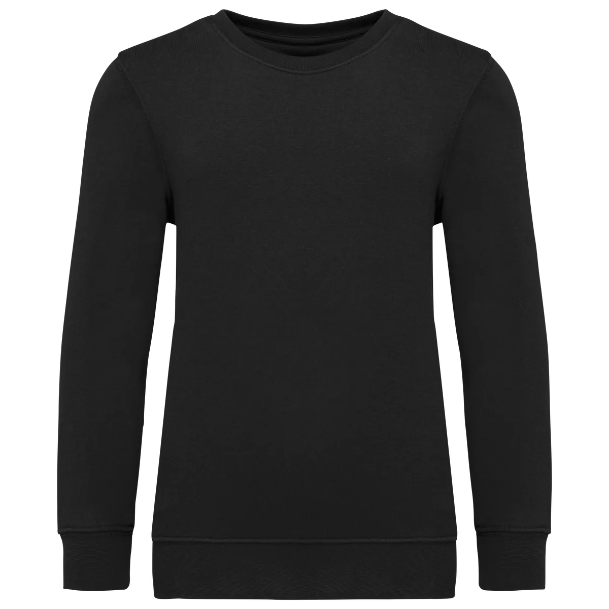 Kindersweater met ronde hals Black