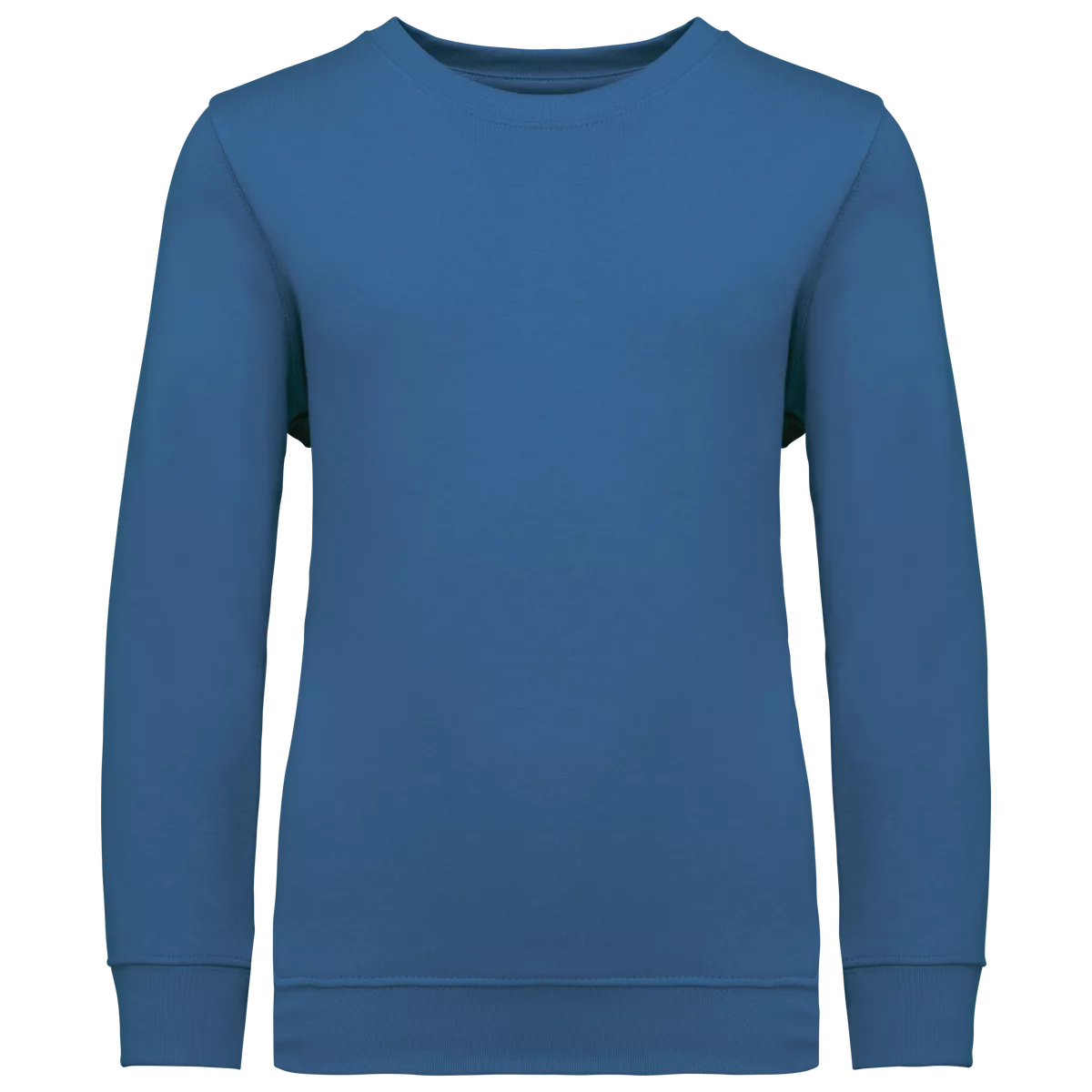 Kindersweater met ronde hals Light Royal Blue