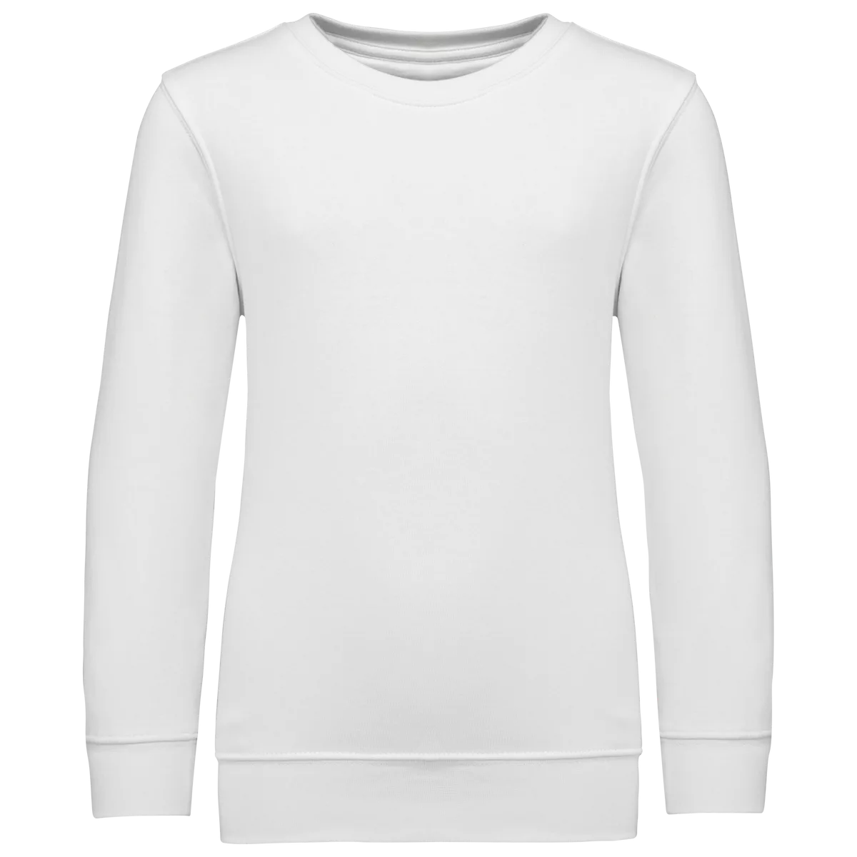 Kindersweater met ronde hals White