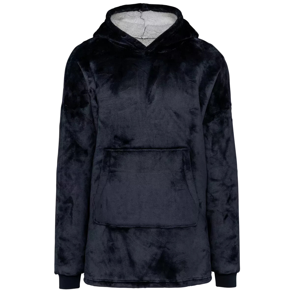 Poncho plaid Night Navy