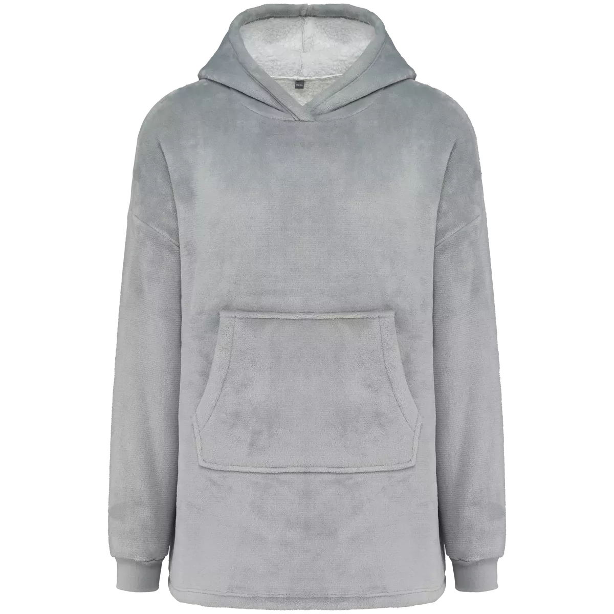 Poncho plaid Snow Grey