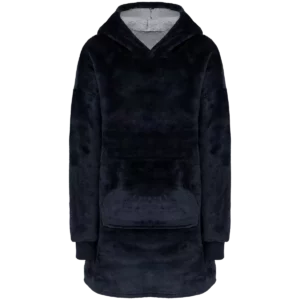 Poncho plaid Night Navy