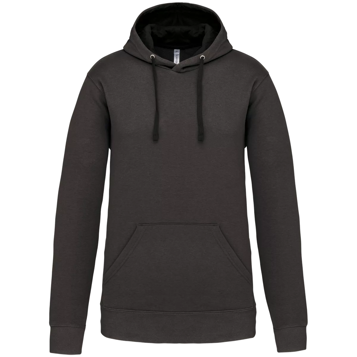 Sweater met contrasterende capuchon Dark Grey / Black