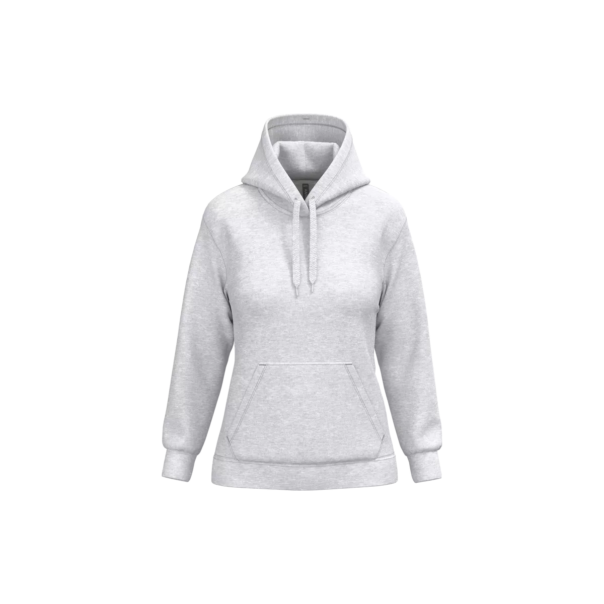 Eco damessweater met capuchon Ash Heather