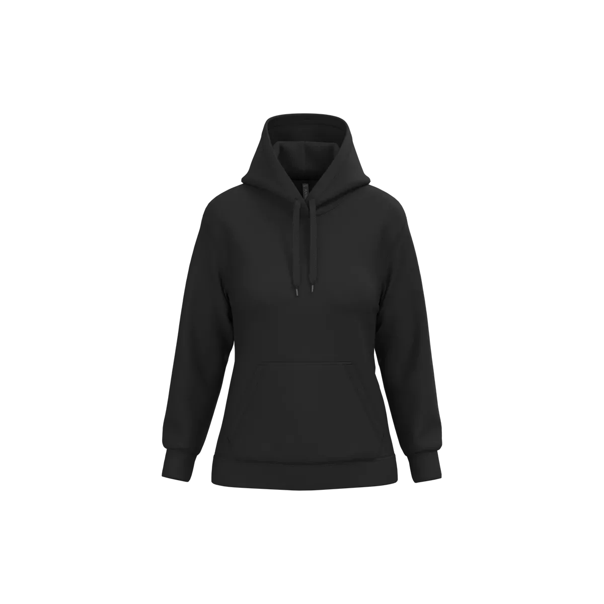 Eco damessweater met capuchon Black
