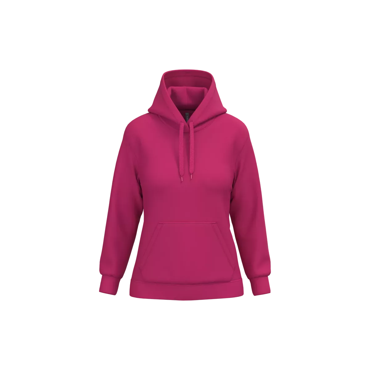Eco damessweater met capuchon Fuchsia
