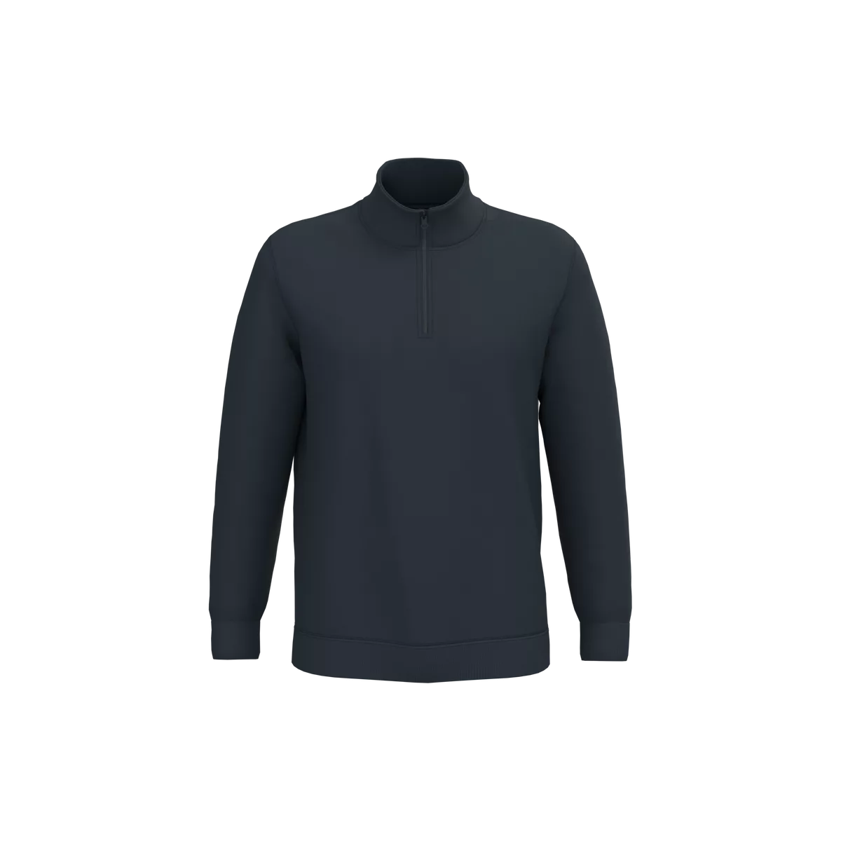 Sweater met ritskraag Navy