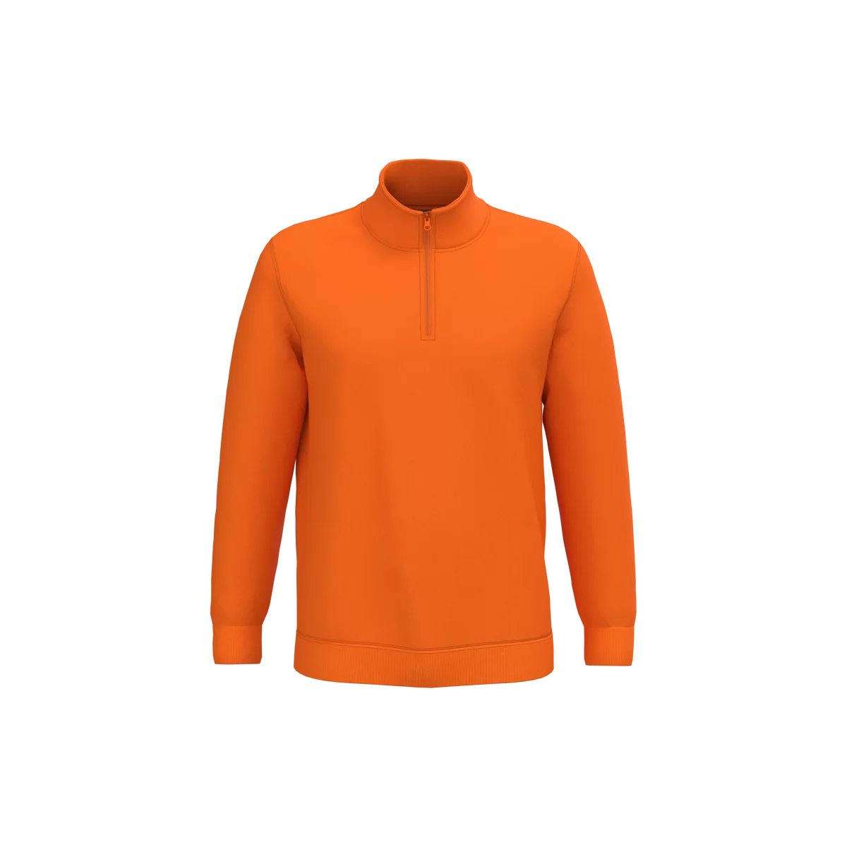 Sweater met ritskraag Orange