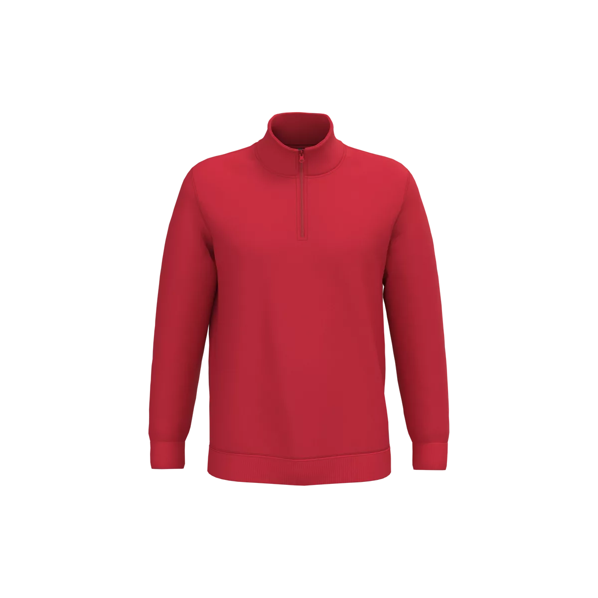 Sweater met ritskraag Red