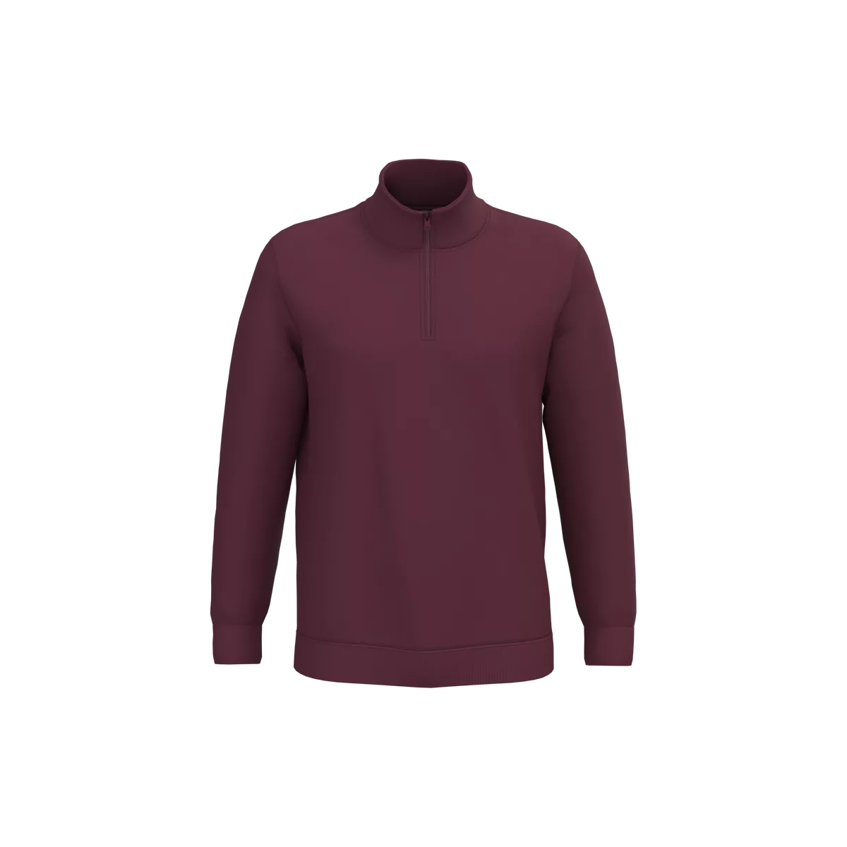 Sweater met ritskraag Wine