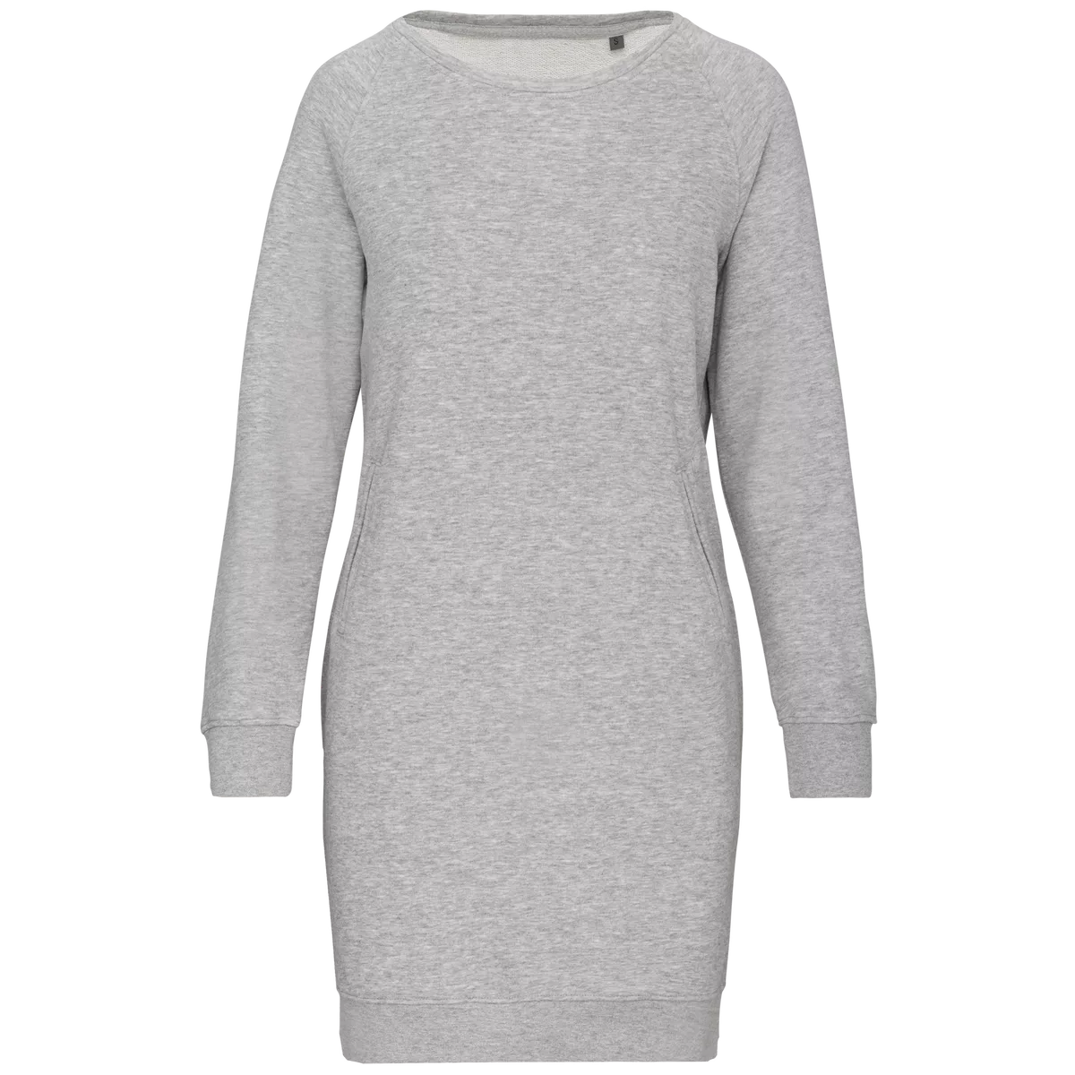 Bio fleece lounge jurk Light grey heather