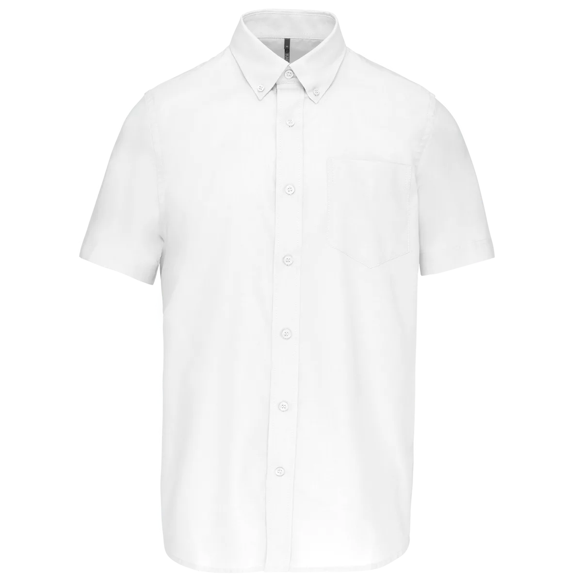 Heren Oxford overhemd korte mouwen White