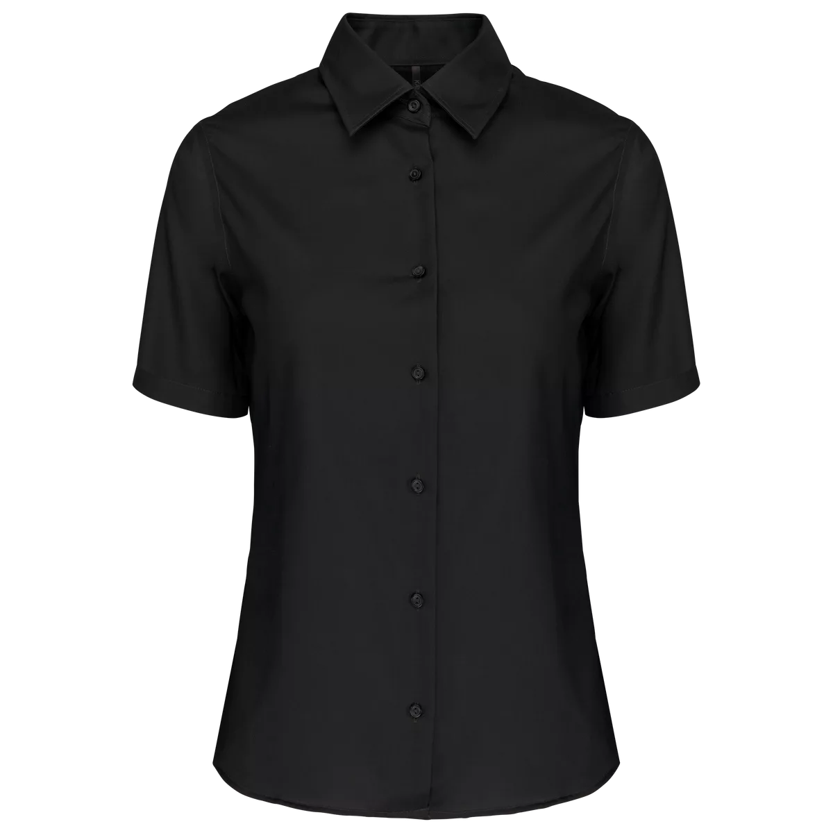 Dames non-iron blouse korte mouwen Black