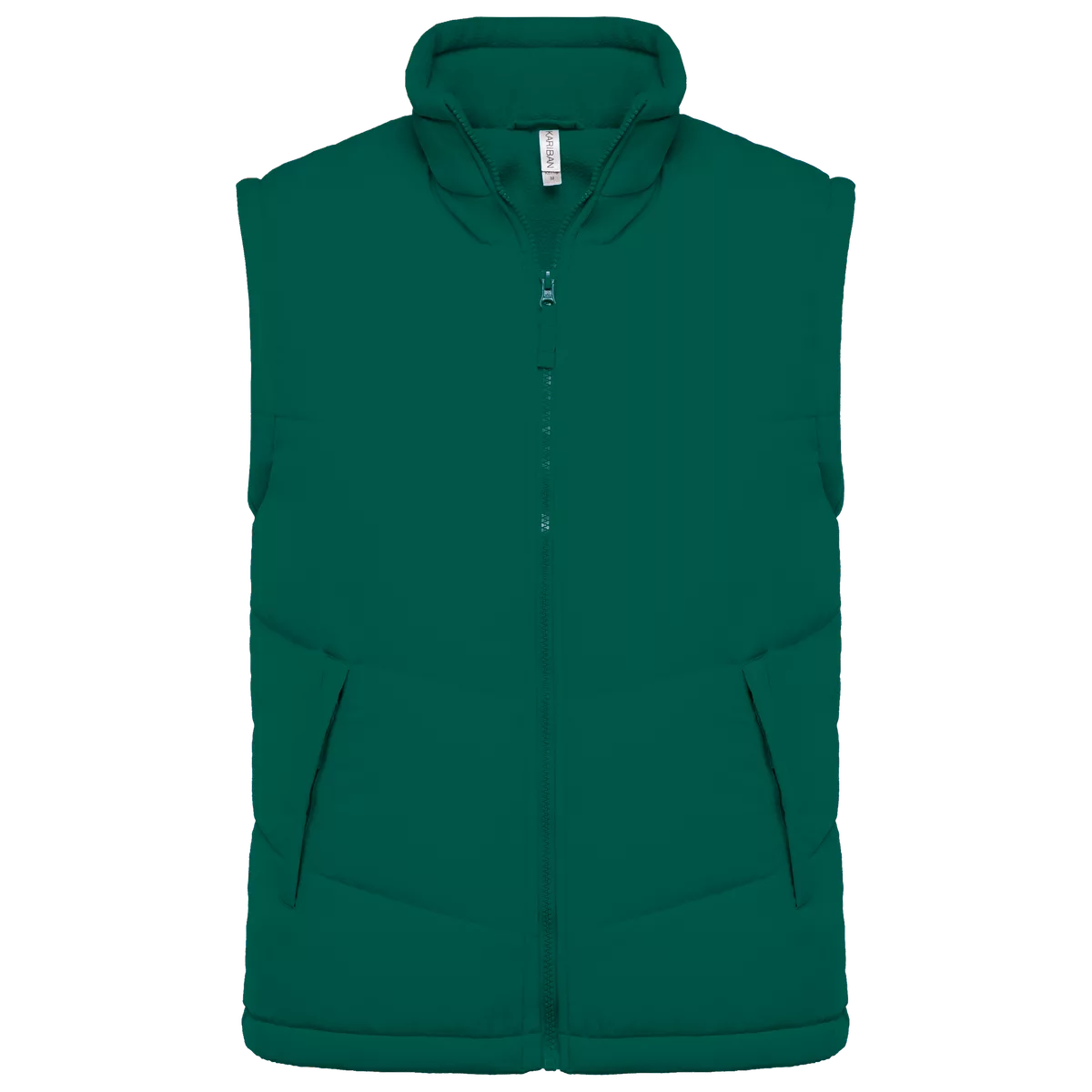 Met fleece gevoerde bodywarmer Dark green