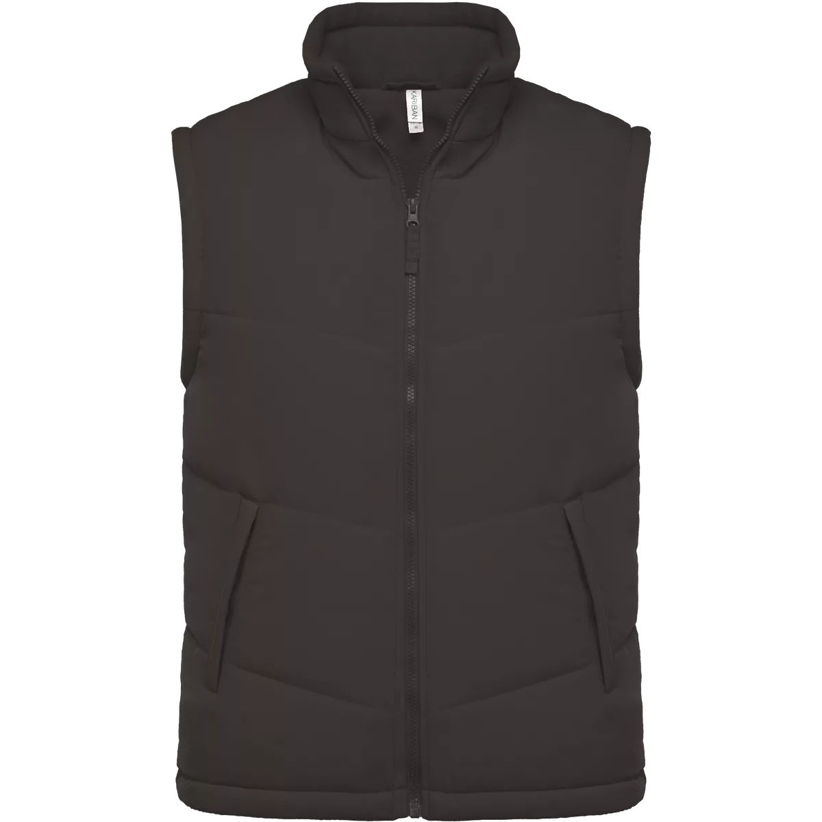 Met fleece gevoerde bodywarmer Dark Grey