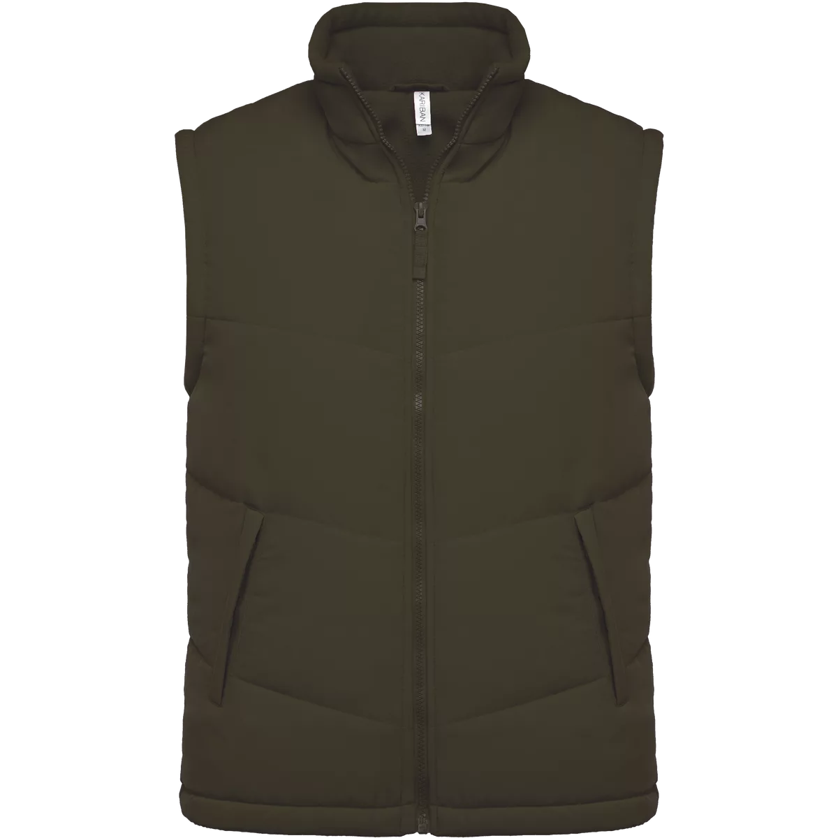 Met fleece gevoerde bodywarmer Mossy Green