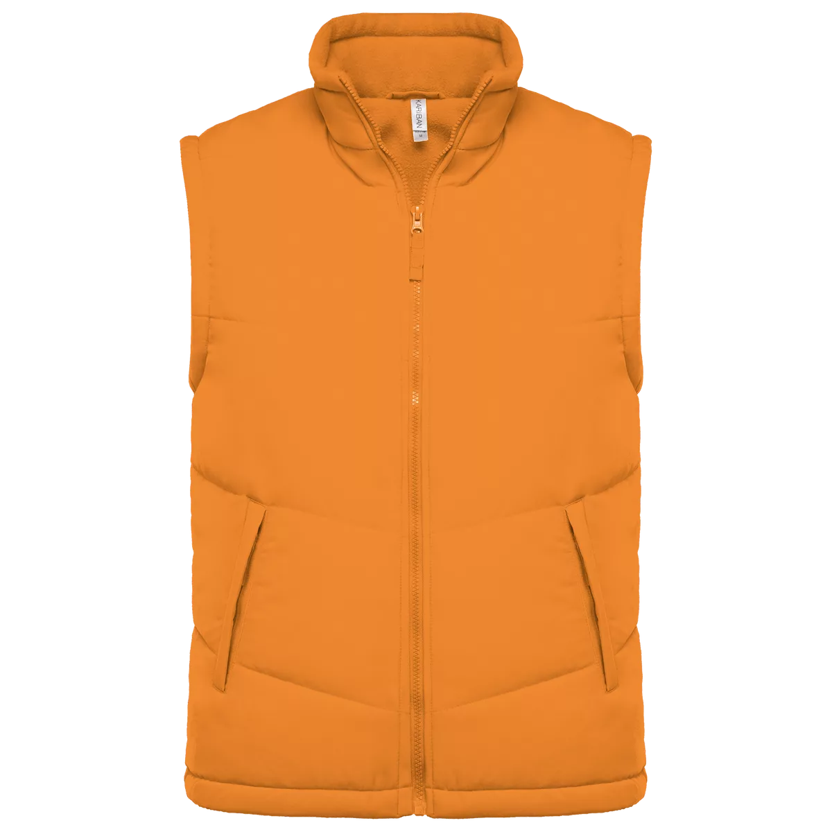 Met fleece gevoerde bodywarmer Orange