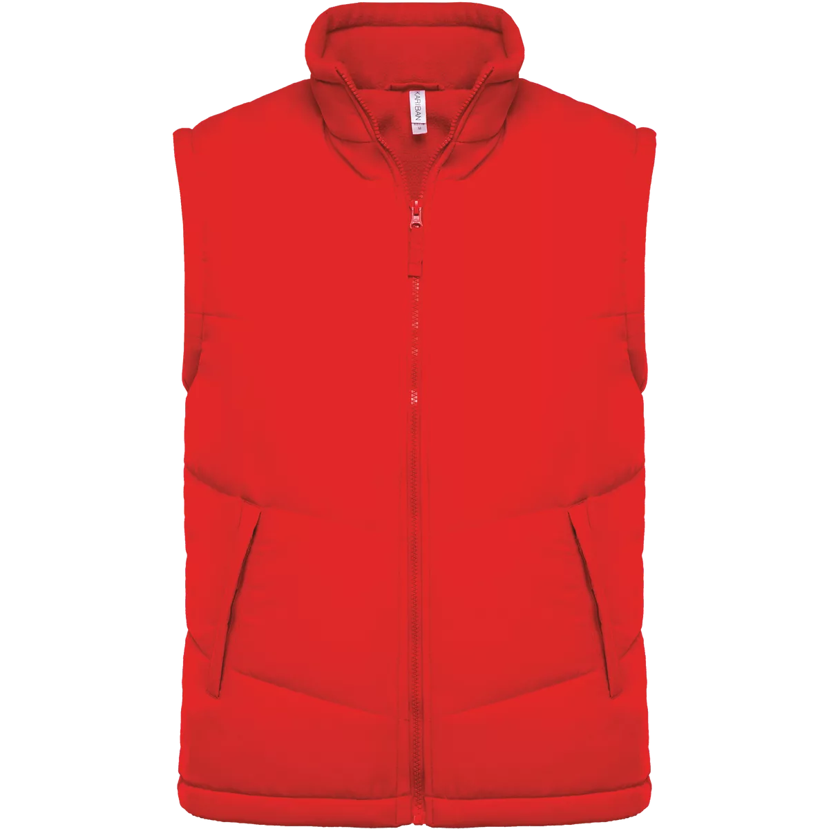 Met fleece gevoerde bodywarmer Red