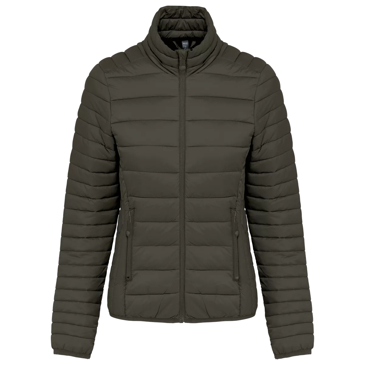 Ladies’ lightweight padded jacket Dark Khaki