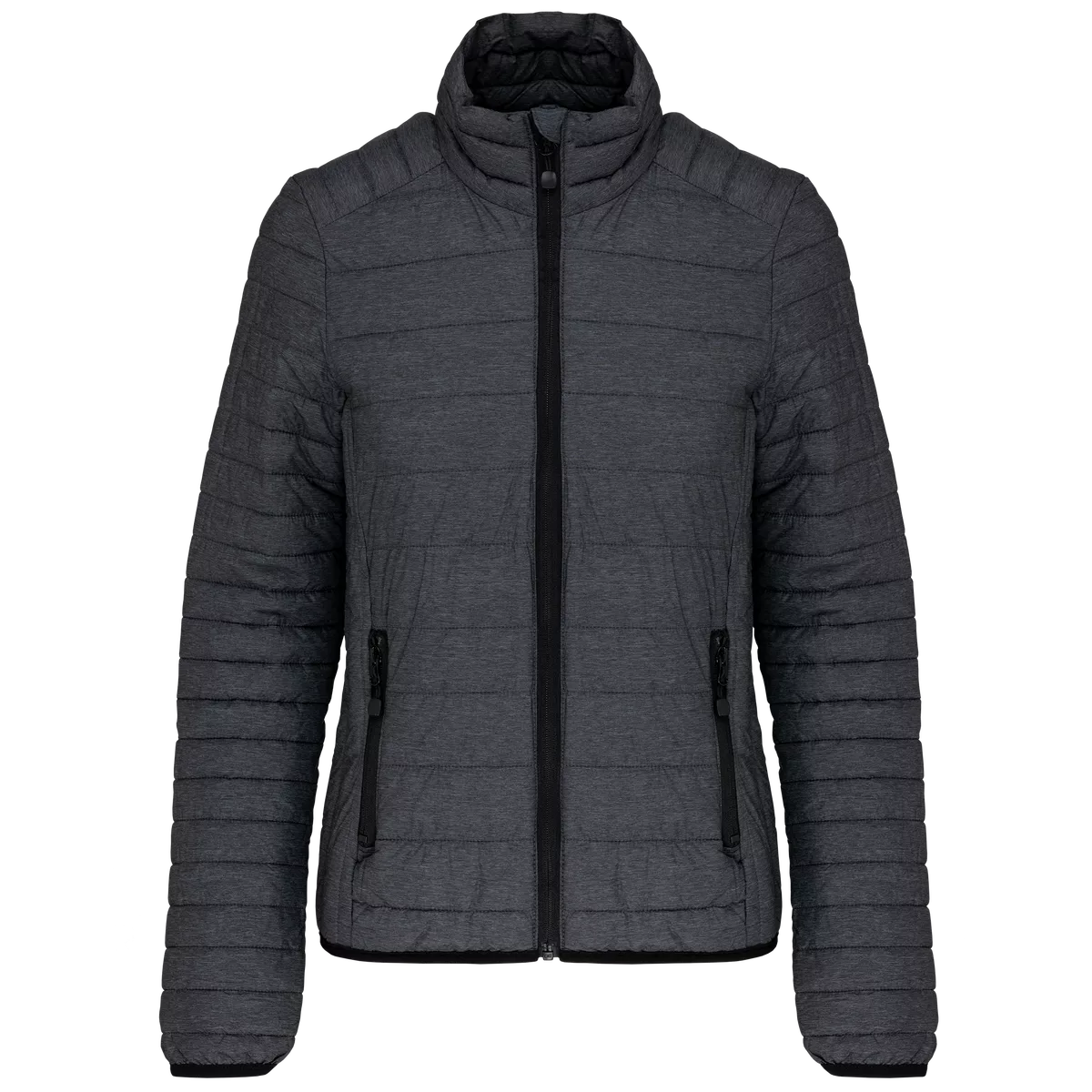 Ladies’ lightweight padded jacket Marl Dark Grey