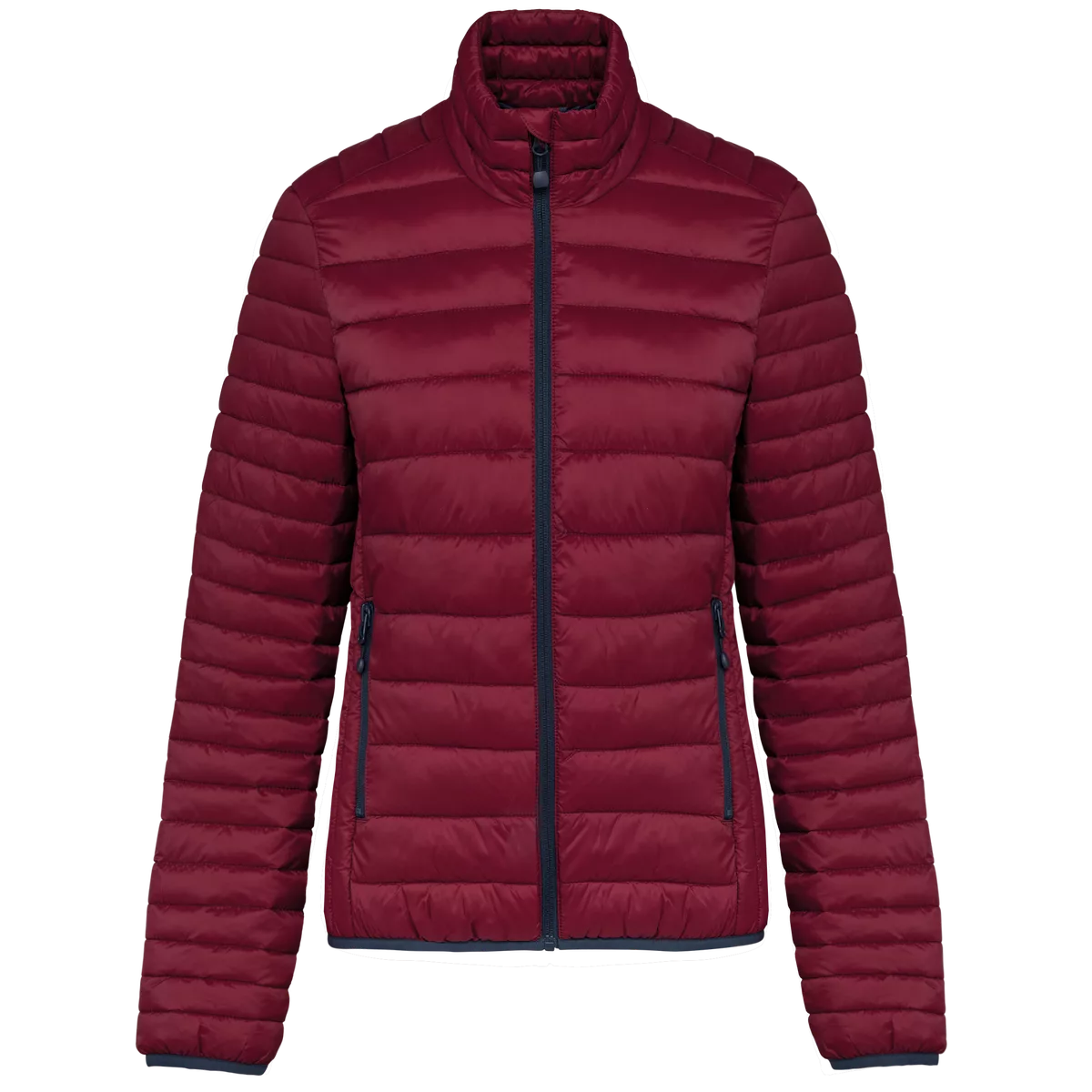 Ladies’ lightweight padded jacket Wine