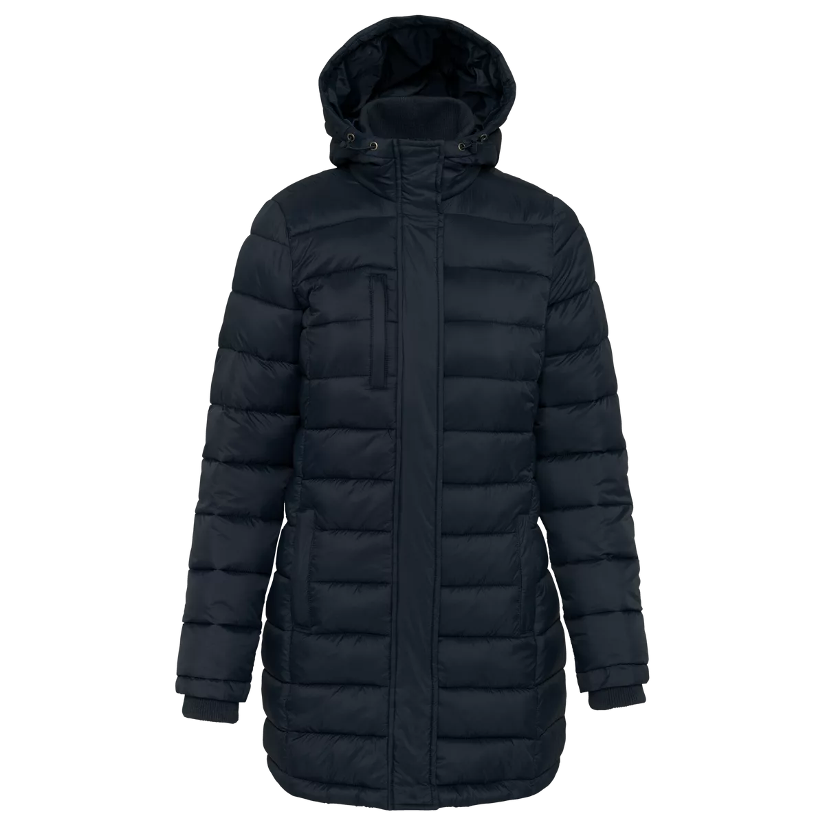 Lichte damesparka met capuchon Navy