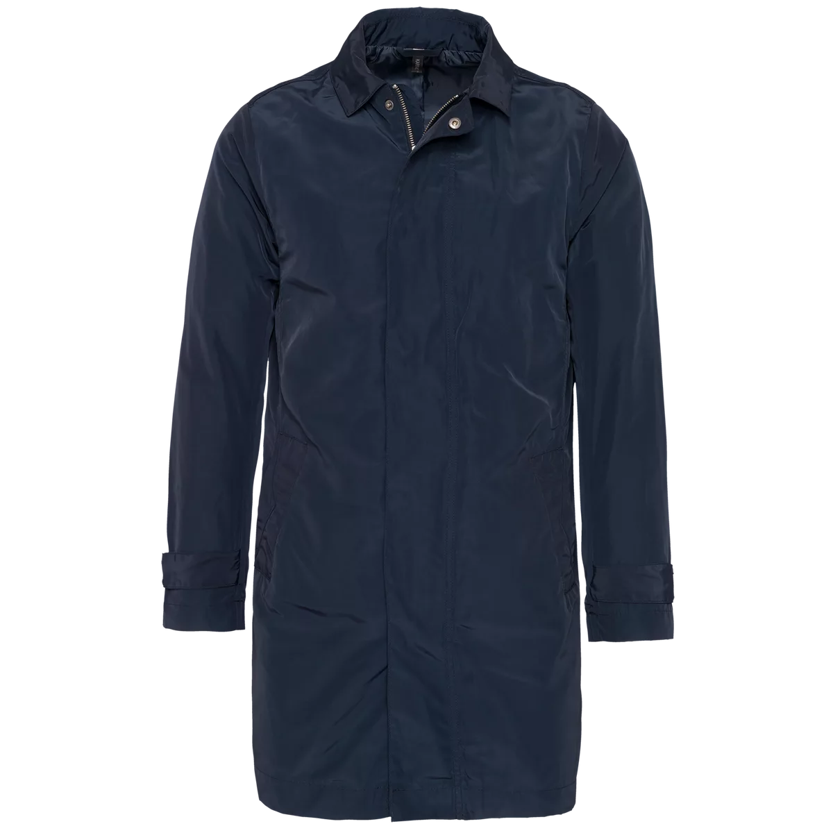 Lichte trenchcoat heren Navy