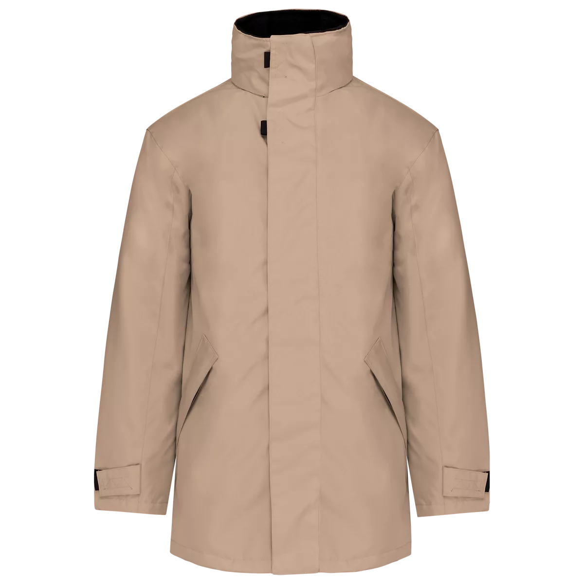 Gewatteerde parka Beige