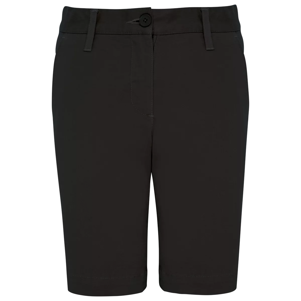 Chinobermuda voor meisjes Dark Grey