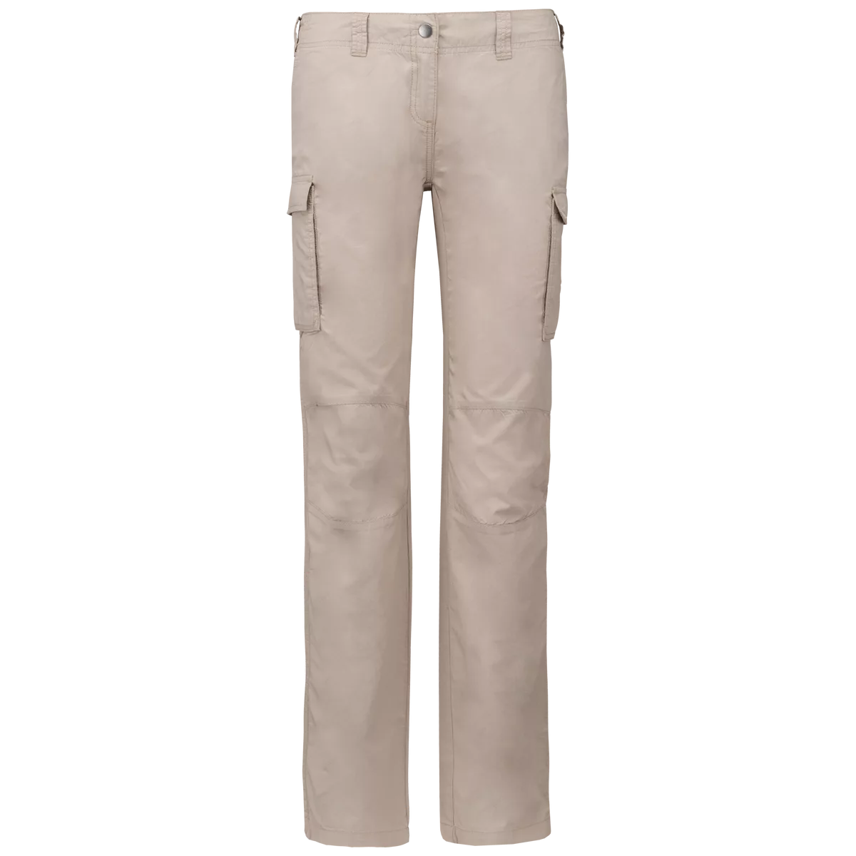 Lichte damesbroek multizakken Beige