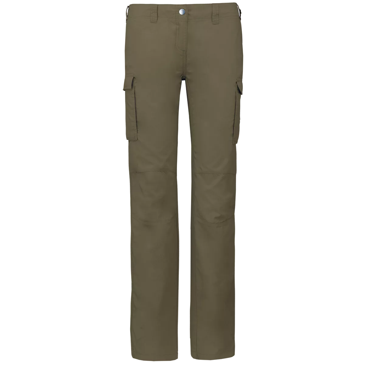 Lichte damesbroek multizakken Light khaki