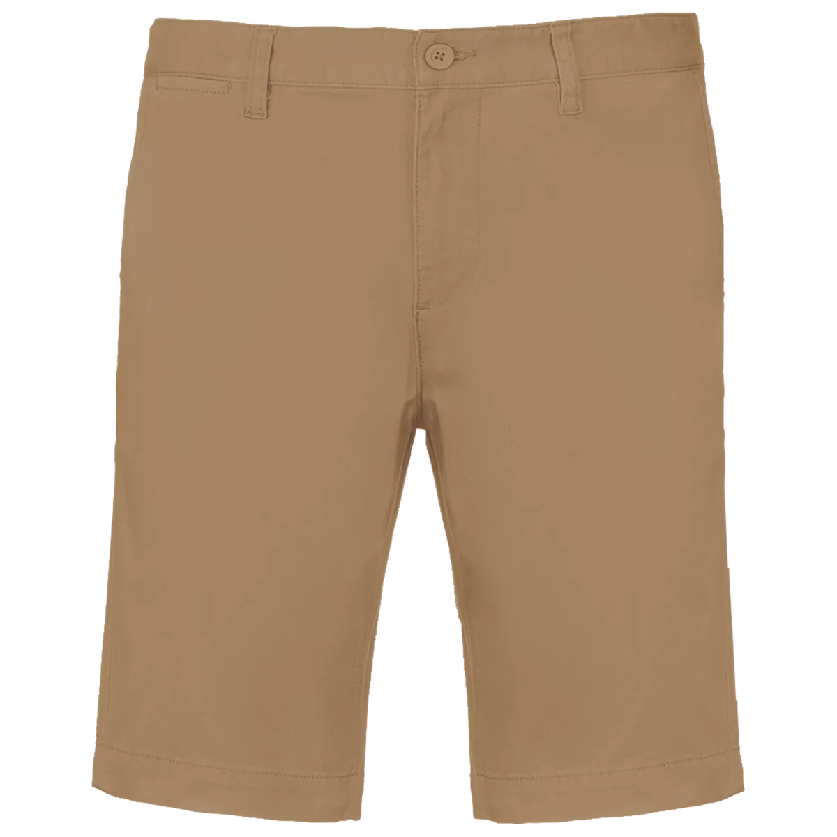 Heren chino bermudashorts Camel