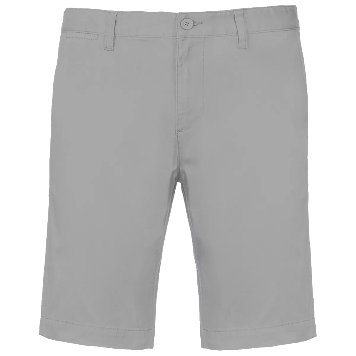 Heren chino bermudashorts Fine Grey