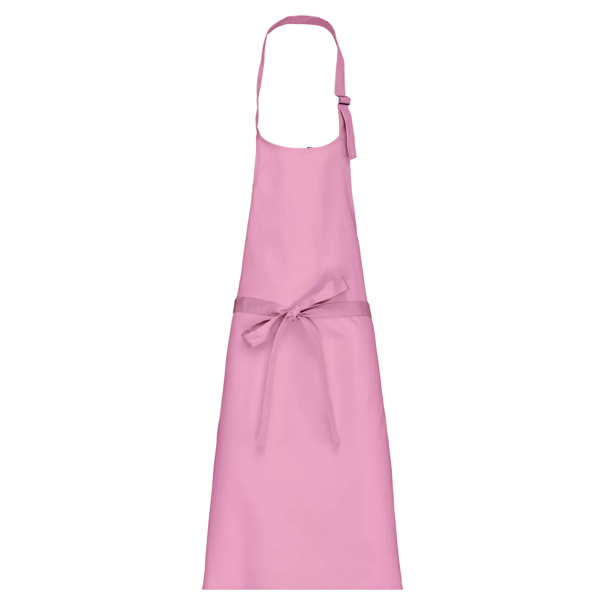 Schort van polykatoen zonder zak Dark Pink