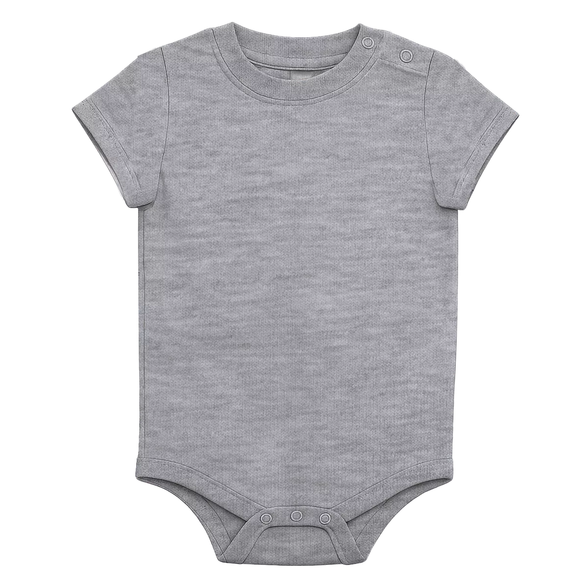 Babyromper korte mouwen Oxford Grey