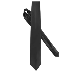 Satijnen stropdas Black