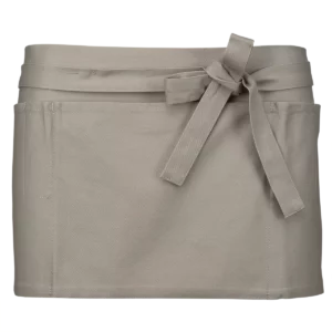 Katoenen kort schort Beige