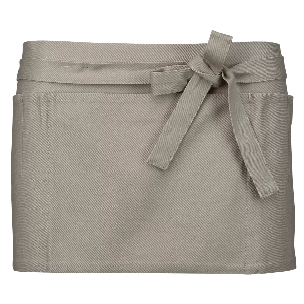Katoenen kort schort Beige