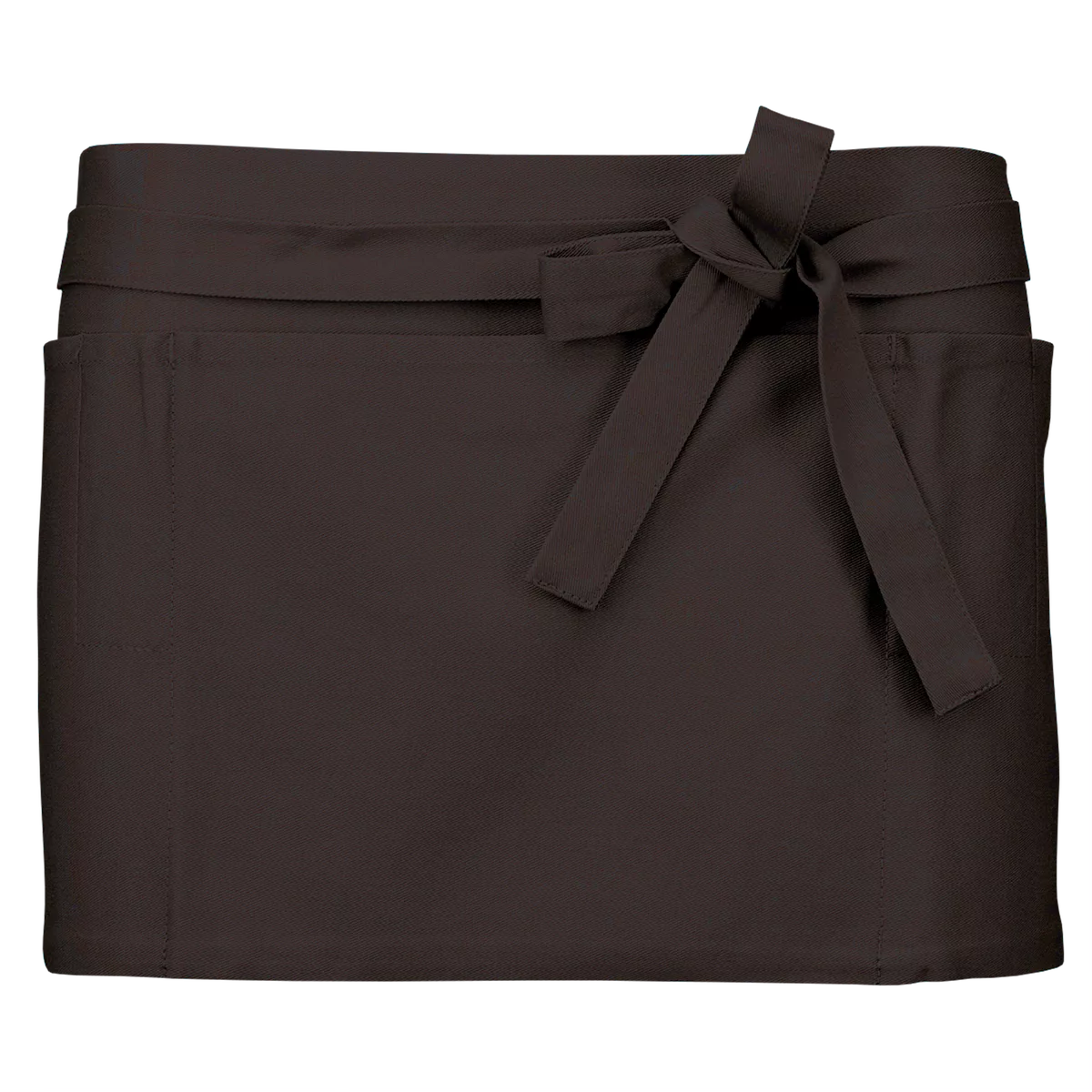 Katoenen kort schort Chocolate