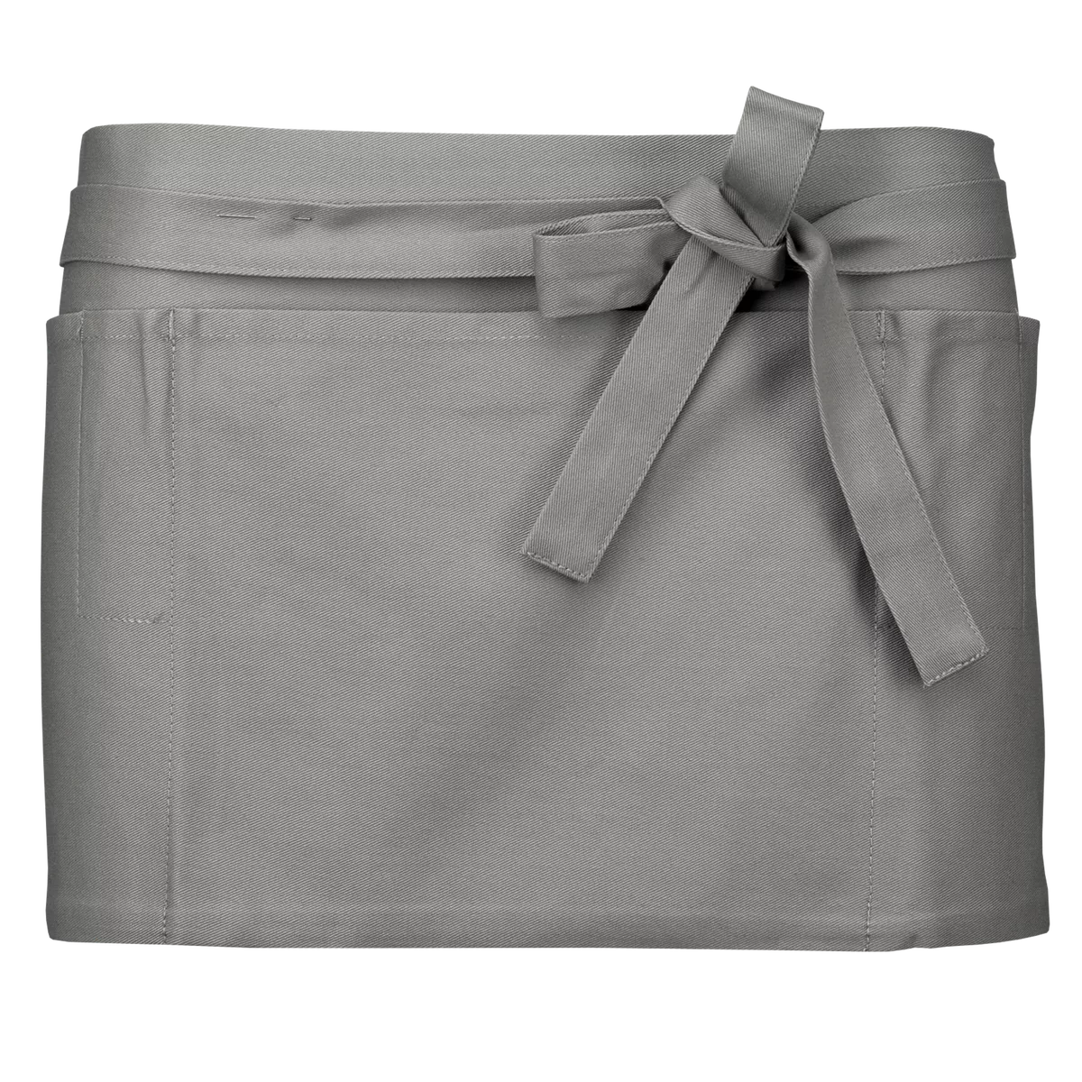 Katoenen kort schort Light Grey