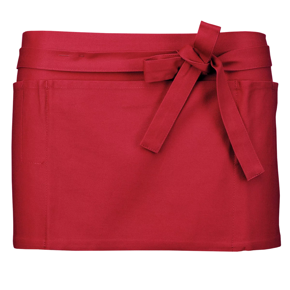 Katoenen kort schort Red