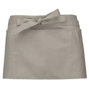 Polykatoen kort schort Beige