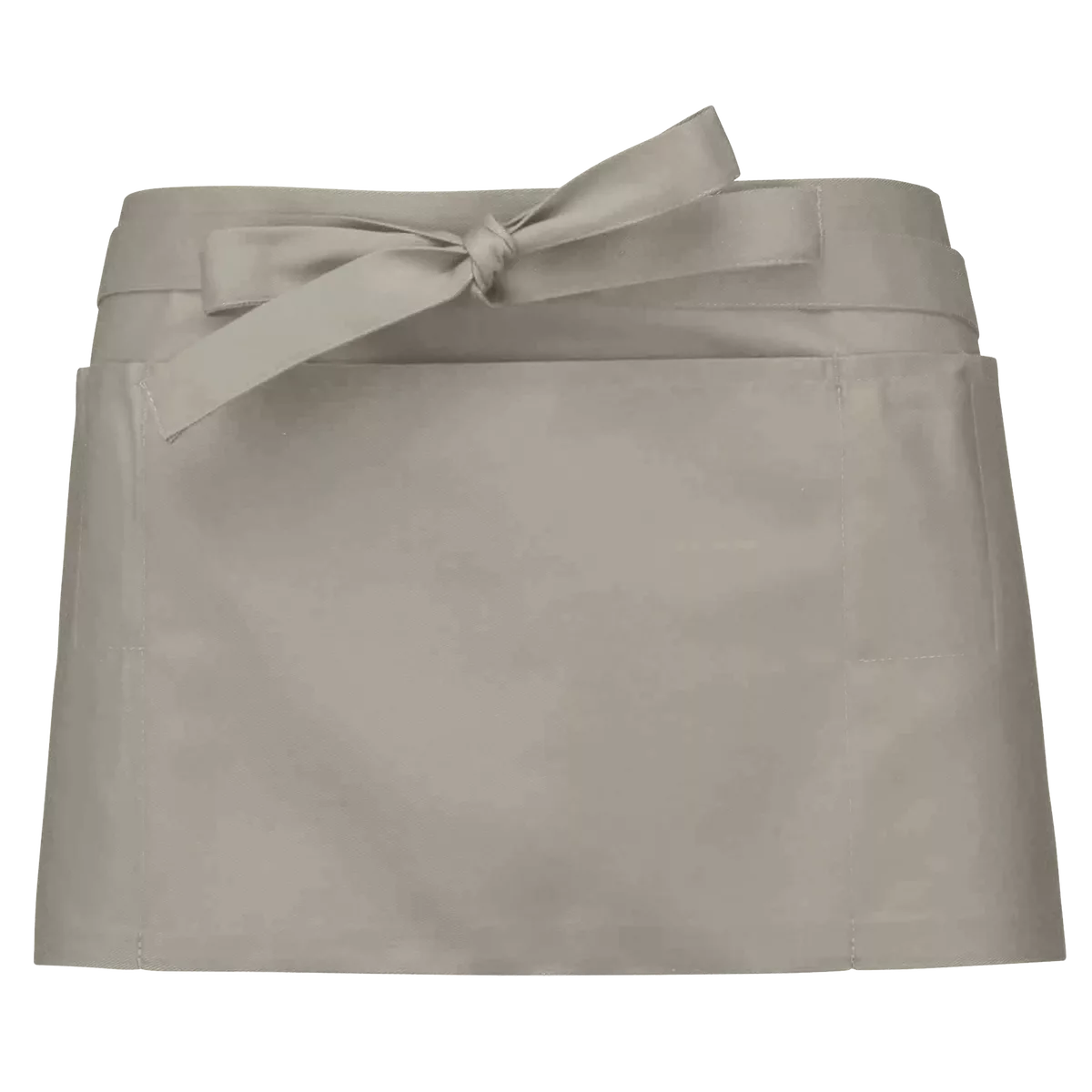 Polykatoen kort schort Beige