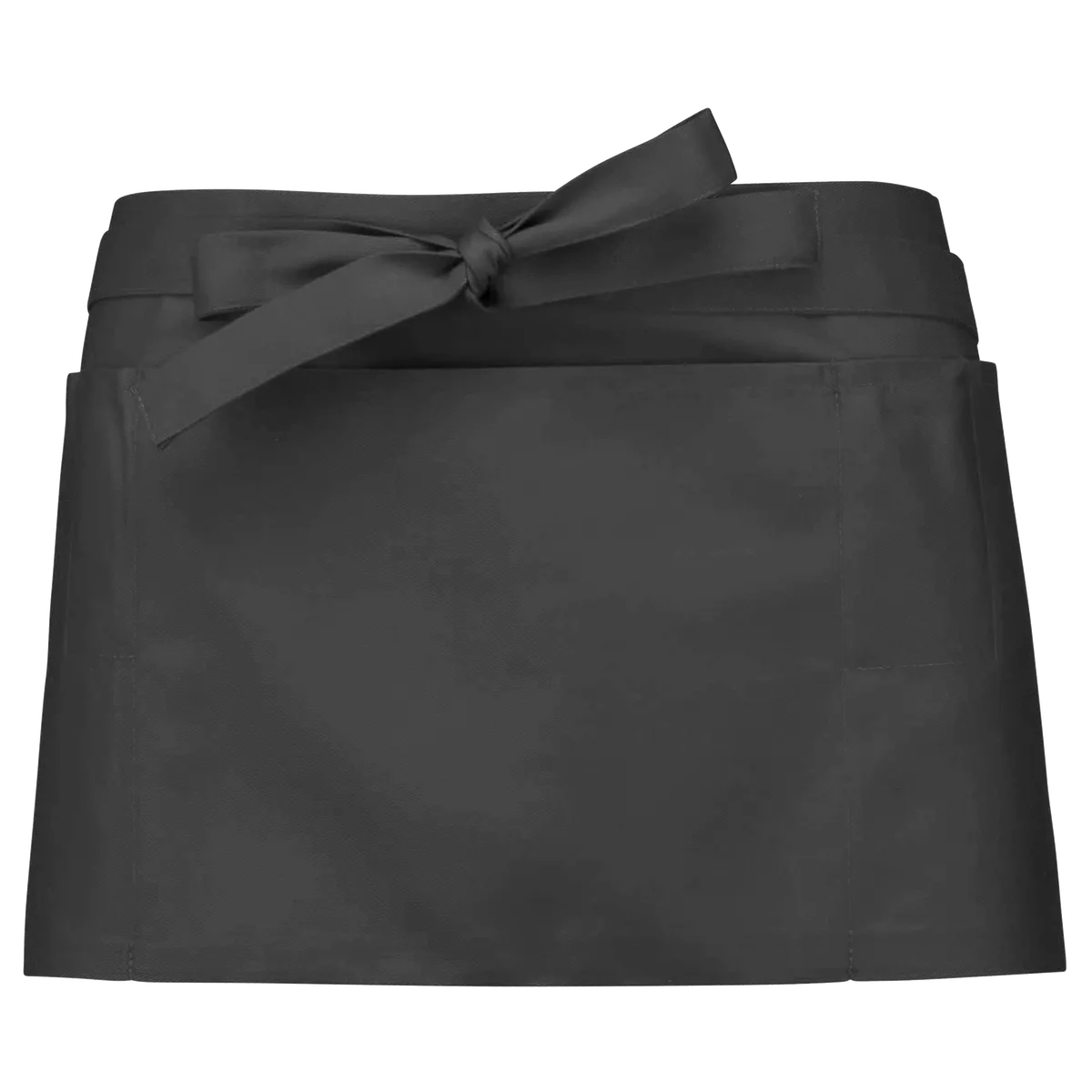 Polykatoen kort schort Dark Grey