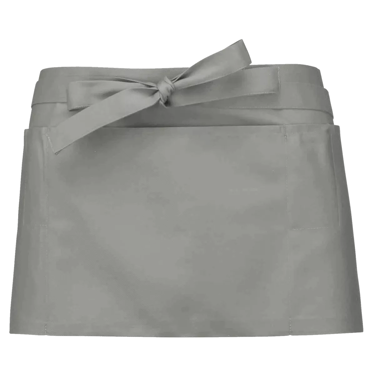 Polykatoen kort schort Light Grey