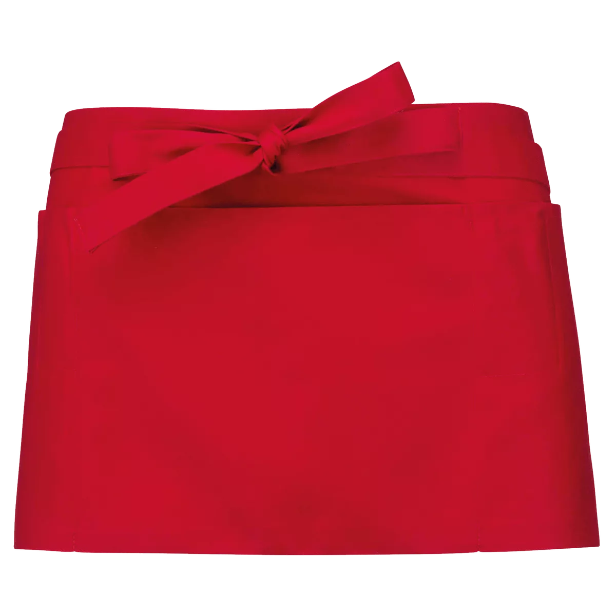 Polykatoen kort schort Red