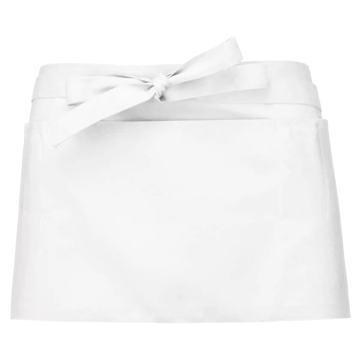 Polykatoen kort schort White